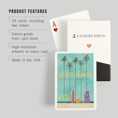 Baraja de poker Lantern Press 52 cartas para adultos miniatura 3