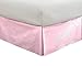 Fabricom Tailored Bedskirt - 15 inch Drop, Full, Baby Pink Bed Skirt with 800 Thread Count (Available in 22 Colors)