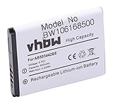 Batterie compatible haute performance | Capacité : 600 mAh | Tension : 3,7 V | Puissance d'énergie : 2,22 Wh | Type de cellules : lithium-ion | Rechargeable