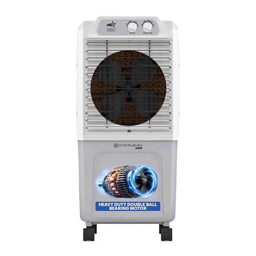 Image of OG STAR 40L Personal Air Cooler with Honeycomb Pads, 3-Speed Control, Water Level Indicator & Water Inlet | Compact Evaporative Air Cooling for Home, Office & Outdoor Use