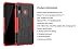 for Samsung Galaxy A20 Case, Samsung Galaxy A50 Case, Shockproof Slim Protective with Kickstand Hard Phone Cover for Samsung Galaxy A50/A30/A20 (Red)