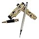 Gullor Sammler Luxus Rollerball Stift Drache und Phoenix schwarz und goldenen Stift
