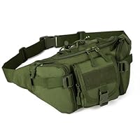 Sac Banane Tactique Pour Homme - Nylon 1000D, Réglable Jusqu'à 132cm, Poches Multiples, Pour Sport, Voyage, Quotidien