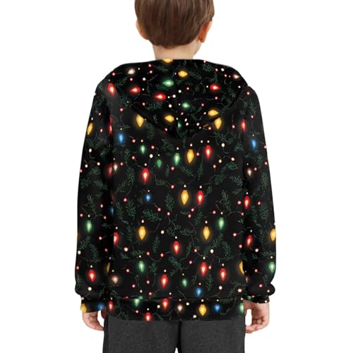 Hoodies for Boys Kids Casual Hooded Pullover Sweatshirt with Pockets Printed Long Sleeve Top for 6-14 Years3