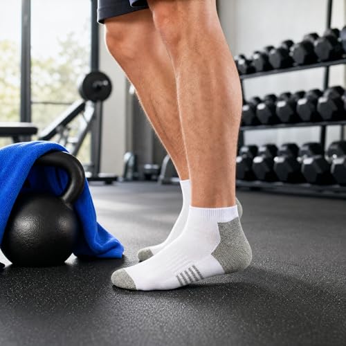 Image of 12-30 Pairs Low Cut Ankle Socks for Men Thin Breathable Casual No Show Athletic Socks Bulk