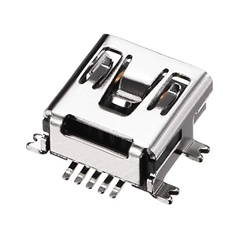 uxcell Mini USB PCB Connector Tipo B 5P Hembra SMT 10 Piezas miniatura 3