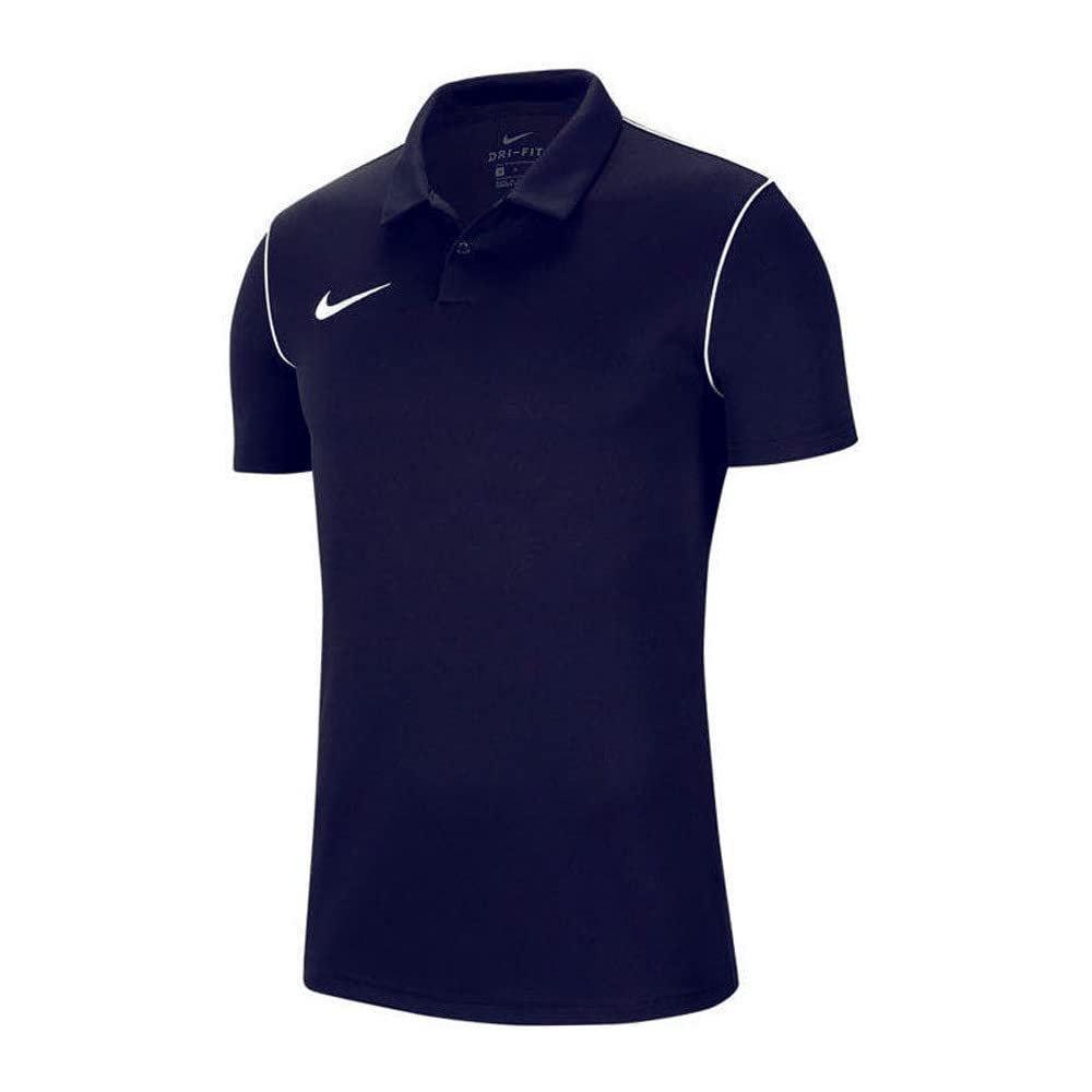 Nike Herren Dri-fit Park Poloshirt, Obsidian/White/White, S EU