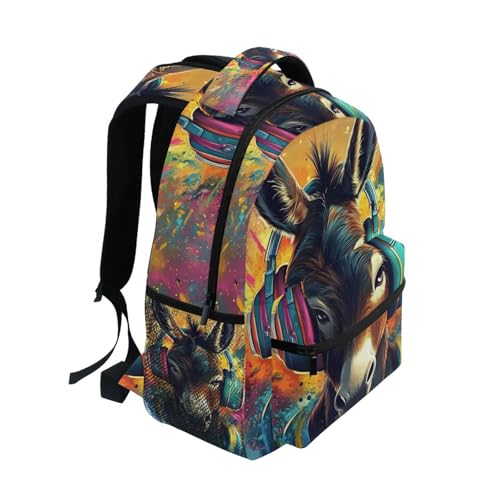 Donkey Colors Backpack Daypack Shoulder Bag Book Bag Lightweight Back Pack 11.4 ×16 Inch2