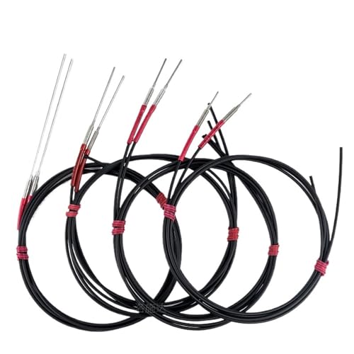 1PCS M4 Opposed Optical Fiber Sensor Fiber Optic Sensor Coaxial Stainless Steel Thread Prob All Amplifier Available 1M 2M Wire(1M Wire,10mm Needle)