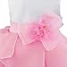 YiZYiF Baby Girls Flower Christening Wedding Birthday Ruffle Organza Tutu Dress Pink 18-24 Months