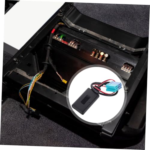 Garneck Adaptador para Coche con Conexión USB y Transmisión De Audio Inalámbrica Compatible con Sistemas HiFi Entrada Mini ISO para Mejorar El Equipo De Música y Autoradio del Vehículo - imagen 7