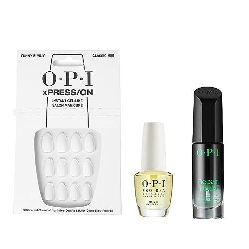 Bundle of OPI xPRESS/ON Press On Nails, With Nail Glue,
