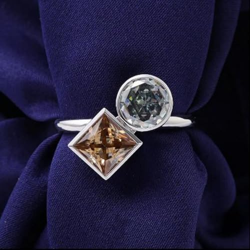 Bague de promesse argent massif à porter au quotidien pour femme