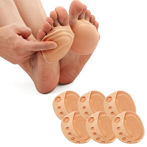 Image of Toe Cover with Padding Toe Topper Liner Cushions Socks Non-Skid Bottom | Ball of Foot Pain Relief Cushions Peep Toe Sandals for Women Stays in Place Toe Separators Bunion Corrector Cushion