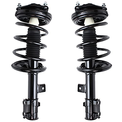 Image of Detroit Axle - Front Struts for 2006-2010 Kia Optima 2007-2010 Magentis 2007-2011 Rondo, 2 Ready Suspension Struts w /Coil Spring Assembly 2008 2009 Replacement Quick Install Ready Strut Shock