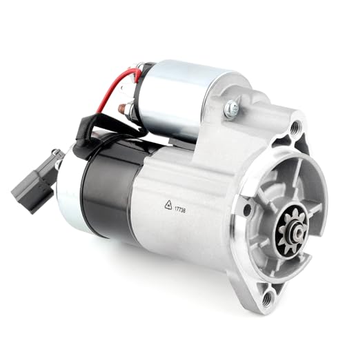 Farrme 17738 Starter Motor Fit for Nissan Frontier 1999-2001, for Nissan Xterra 2000-2001 V6 3.3L Automotive Replacement Starters#23300-4S100, 23300-4S102, M0T60185, M0T60186, M0T60187 Engine Starter