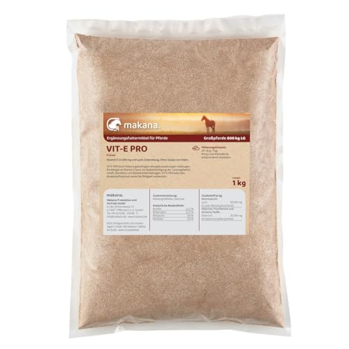 Makana VIT-E PRO Pulver für Pferde, OHNE SELEN, 1 kg