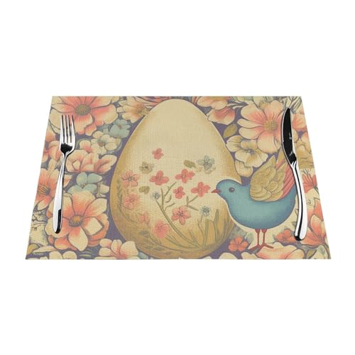 Set de table Pâques pour décoration de table de fête et repas de mariage
