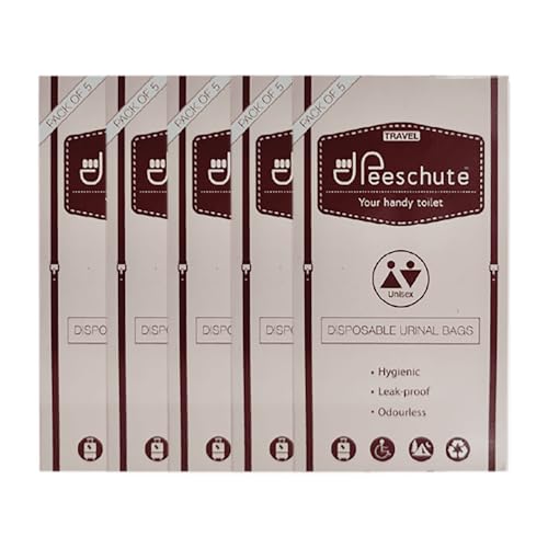 Image of (Travel) Unisex Pocket Sized Disposable Urine Bags Use & Throw Bags Solidifies Urine Instantly For Travellers & Kids (Pack of 25 Bags) | As Seen On Shark Tank India | Outdoor Toilet Needs | Convenient & Hygienic