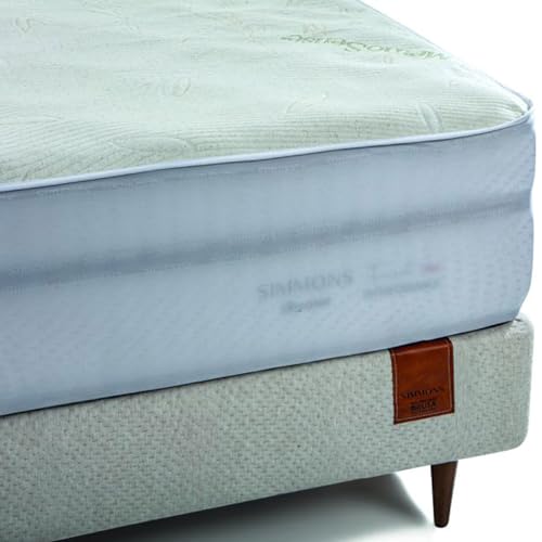 Protetor de Colchão Impermeável BAMBOO, Simmons Feelings, Casal 138 x 188 x 040 cm