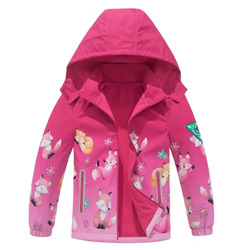 Image of Waterproof Kids Rain Jackets With Hood,Lightweight Toddler Raincoat For Boys Girls,Kids Clothes Windbreaker Jacket