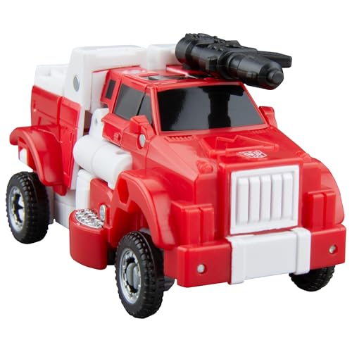 Transformers Age of The Primes, Figurine Convertible Swerve Classe Deluxe de 11 cm, Robots Jouets, dès 8 Ans