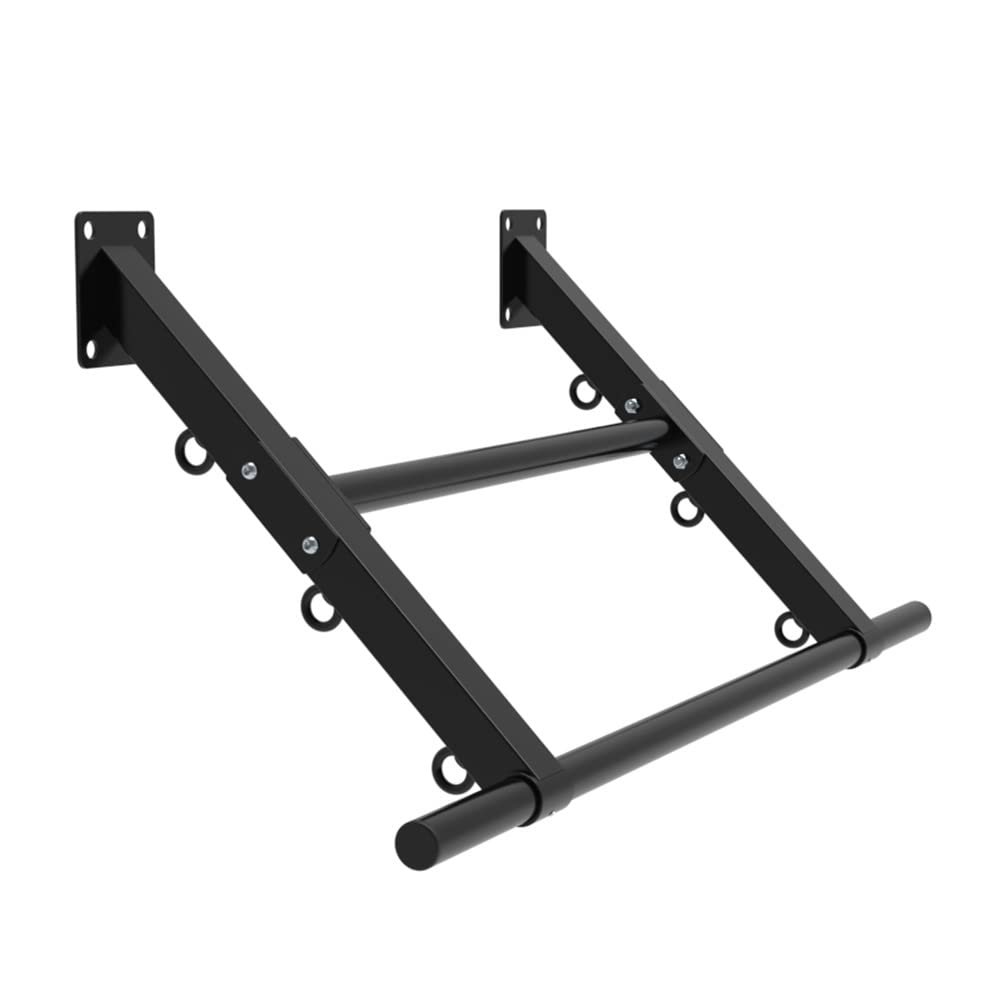 QUSYZD Wall-Mounted Pull Up Bar, Pull-Down Inclined Design Fitness Horizontal Bar, Sandbag Swing Resistance Band Suspension Equipment, 300Kg,