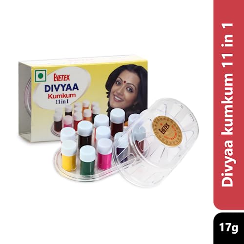 Eyetex Divyaa Kumkum 11 in 1, 17g, Full Coverage, Smooth Finish, Travel-friendly, Skin-friendly, Lightweight, Single-stroke Application, Fine-tip Precision Applicator - Image 2