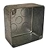 Electrical Box, Square, Plenum, 30.3 Cu in