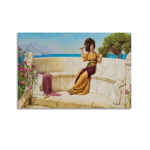 Toile John William Godward In The Prime of The Summertime pour créer un salon élégant et lumineux