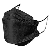 50PCS Adult's KF94 Face_KF94_Mask, 4-Ply Filtеr Black KF94 Màsk for Adult, 3D Design Shape Face...