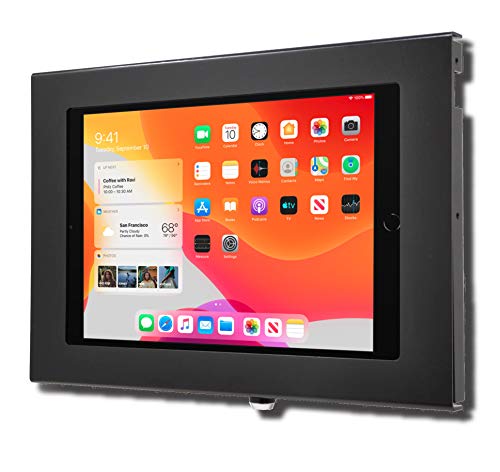 TABcare Locking Security Metal Case for Apple iPad 7 10.2 2019 Tablet for Kiosk, POS, Store, Show Display (Black, iPad 7 10.2)