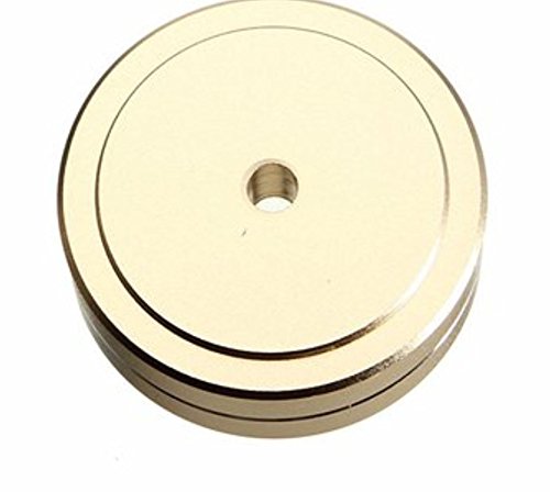 4Pcs 40X15Mm Isolation Speaker Stand Base Turntable Golden Feet Pad By Advancedshop #TOP6