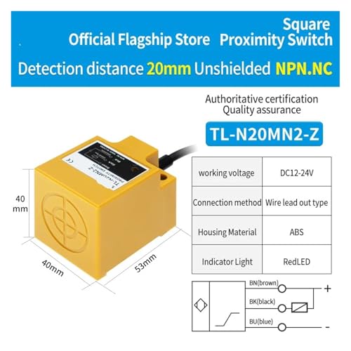 Capteur de proximité TL-Q5MC1 évite usure mécanique NPN