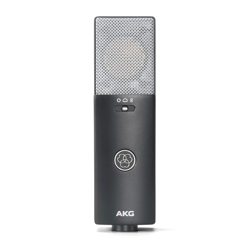 AKG C-Series C114 Microphone à condensateur à Large diaphragme et Multi-directivité - Parfait pour Les créateurs de Contenu et Les Musiciens