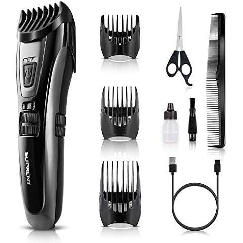 SUPRENT Precision Beard Trimmer Men, Professional Beard Trimmer with 57 Adjustable Lengths Settings, USB Rechargeable and Lithium Battery Beard Trimmer for Men Cover