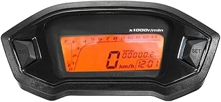 Motorcycle Odometer Universal ATV Motorcycle LCD Digital Odometer Tachometer For 2-4 Cylinders Gauge Back light Instruments Speedometer