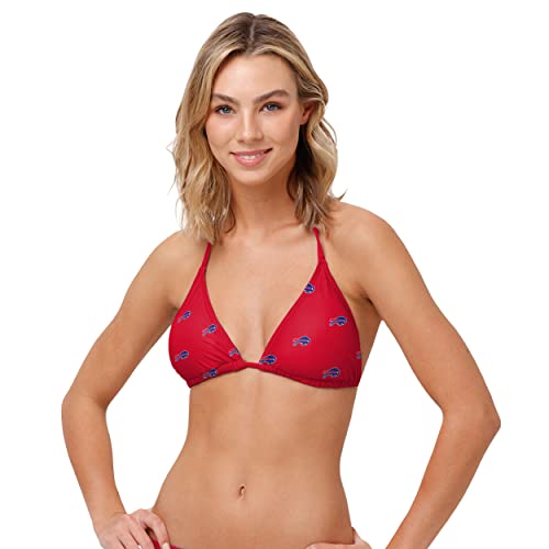 FOCO Buffalo Bills NFL Womens Mini Print Bikini Top - XXL