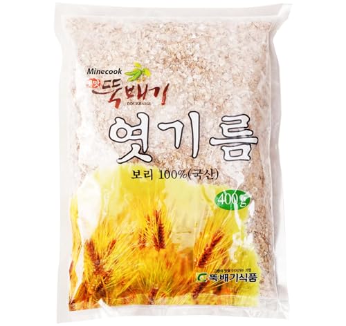 Minecook Malted Barley Powder, 100% Korean Barley, Traditional Ingredient for Korean Sikhye, Cooking and Baking - 400g (14.1 oz)
