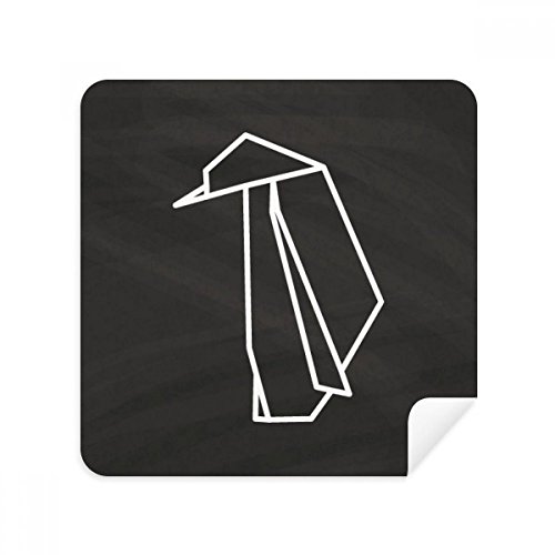 Nettoyant pour écran daim pingouin origami au bureau et voyage