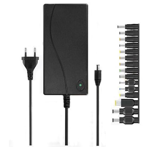 Caricatore Alimentatore Universale da 120W per Notebook PC Laptop, con 15 Adattatori Compatibili con le Principali Marche, Adattatore di Alimentazione Universale per Computer Portatile