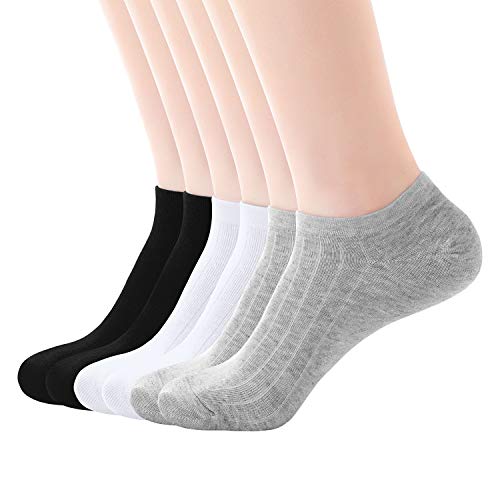 ROSEHONEY Womens Ankle Socks Low Cut Casual Athletic Short Cotton Flat Crew Boots Socks