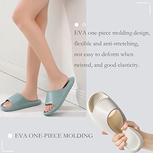 Cloud Slippers,Massage Foam Slippers,Men's And Women's Pool Beach Sandals,Shower Shoes.2