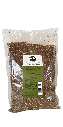 SABOREATE Y CAFE THE FLAVOUR SHOP Rooibos Tè Rilassante Foglia Filo Sfuso Infuso Naturale Dimagrante 500 gr