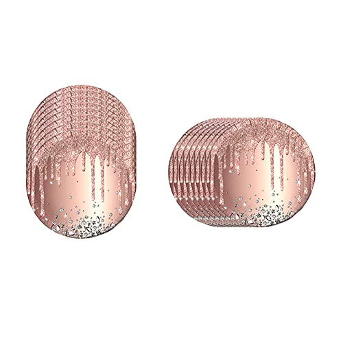 Wendell 40 Piece Pink Rose Golden Party Supplies,Include 20 Plates, 20 Napkin,Used For Child Birthday Party Decoration (Pink Rose Golden) #TOP3