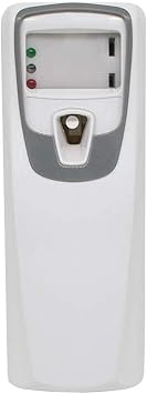 300ML Refillable Automatic Aerosol Dispenser with Empty Bottle, Can Refill Your Favorite Perfume Fragrance Liqiud, Use 3 AA Batties, with 24 Hours Interval Spray Function, for Home/Office/Hotel, White Color