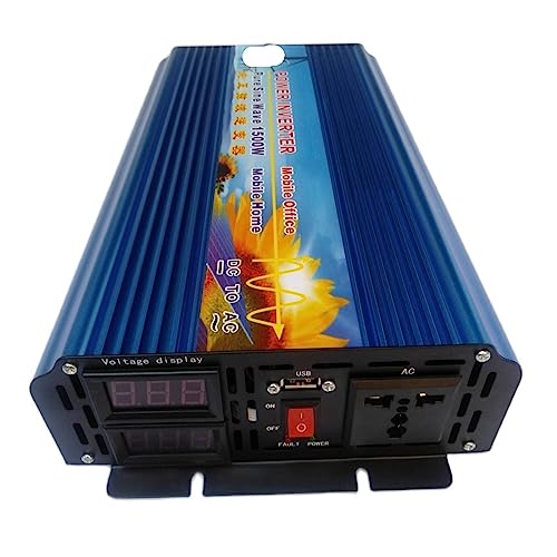 Onduleur 24V 220V onde pure 1500W convertisseur sinusoïdal pour camping-car - 3