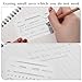 Jeffdad 6 Pcs Drafting Eraser Shield Erasing Shield, Stainless Steel Drawing Template Metal EraserShield DraftingTool Drafting and Drawing Template Tool for Mechanical Drawings Engineering Design