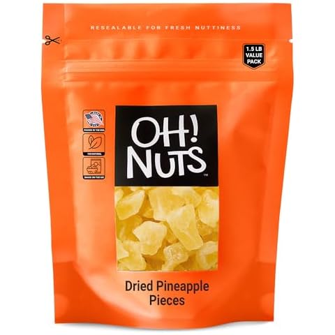 Oh! Nuts Dried Pineapple Chunks Cover