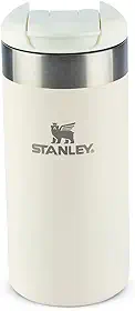 Stanley - Garrafa Térmica AeroLight Transit, garrafa isolada em vácuo para café, chá e bebidas, em aço inoxidável leve, 354ml, Cream